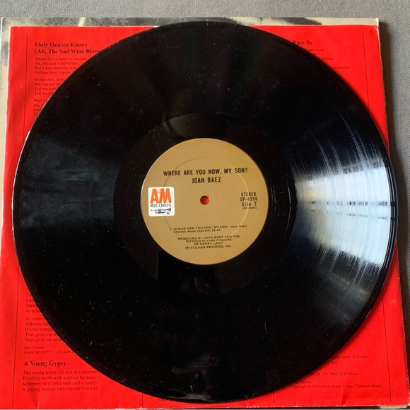 Joan Baez - Where are You Now, My Son? Vinyl lp record - Picture 8 of 9